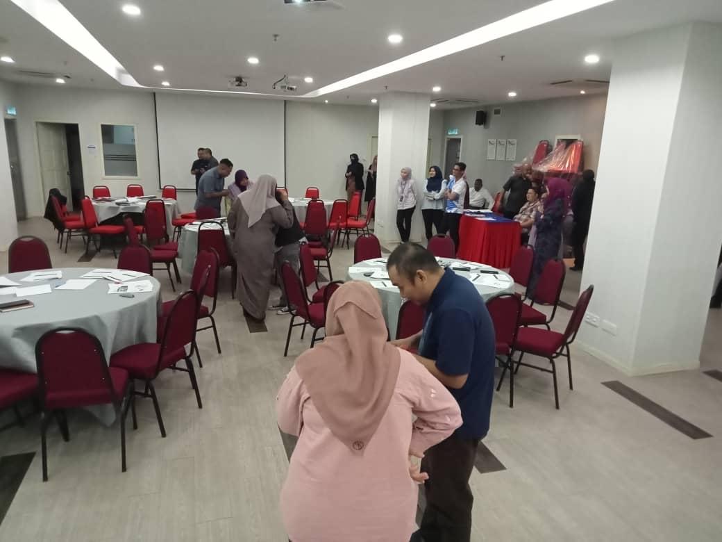 English Communication & Effectiveness workshop setup