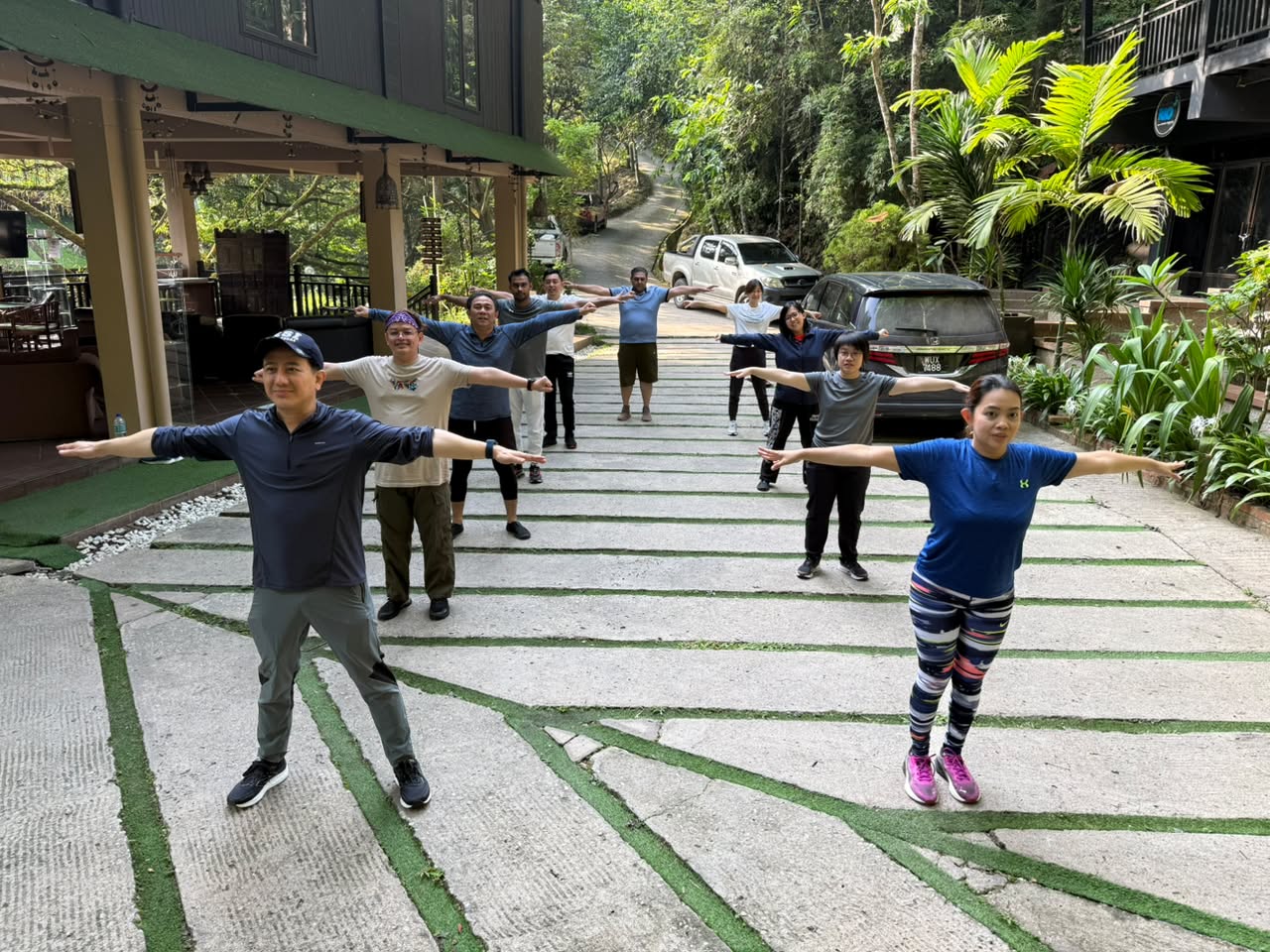Warm-up activity at Collaboration For Success Program