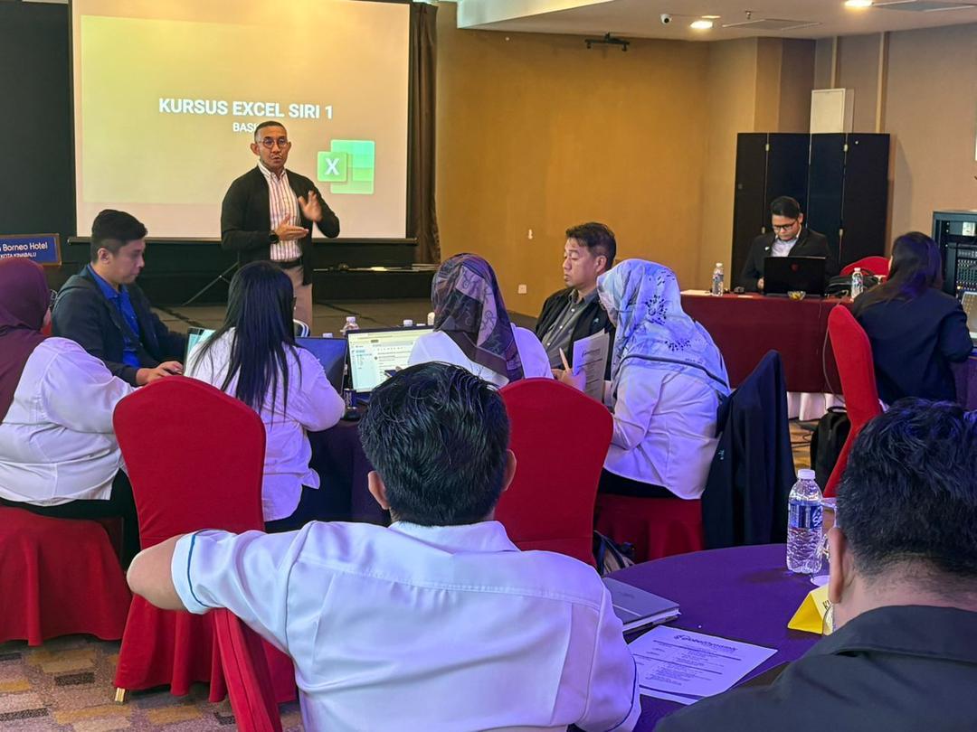 Excel training programme session at MPOB